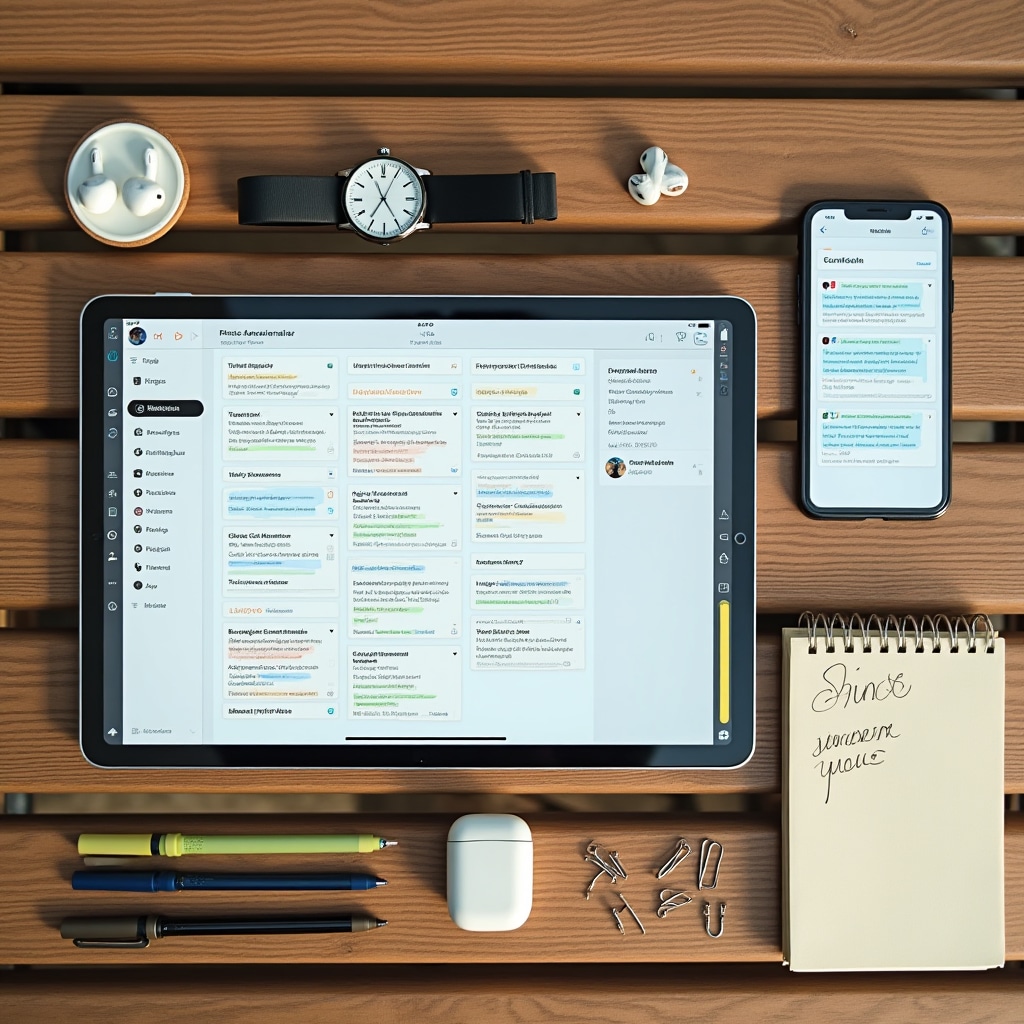 Dashboard de gestionare proiecte pe ecran